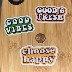 STICKERS DECORATE/PERSONALIZE items for cell phone, cups, coolers, water bottles